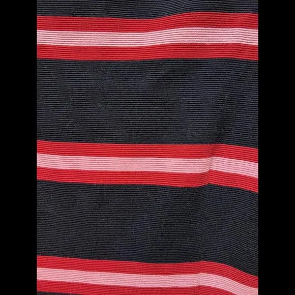 Boden A-Line Dress in Blue and Pink with 3/4 Sleeves - Picture 4 of 4